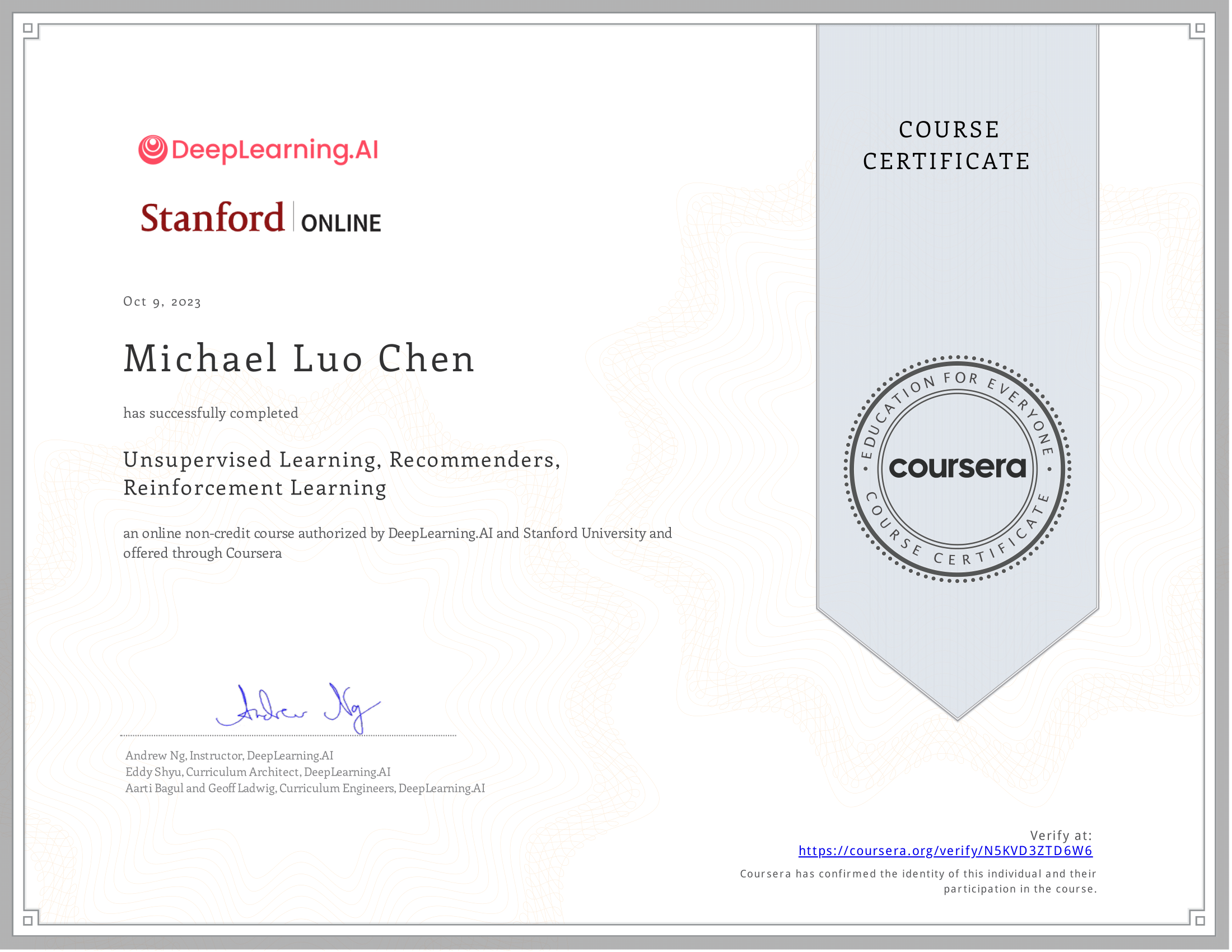 Unsupervised Learning
